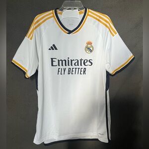 Men’s Authentic Adidas Real Madrid CF 2023/24 Home Jersey Size XL